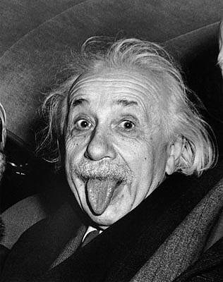 Albert Einstein Tongue Out