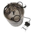 Keg at a tailgate party