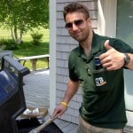 Koozie Pocket Shirt grilling