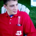 Koozie Pocket Shirt Red