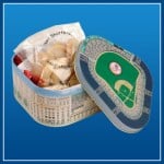 Yankee Stadium cookie tin