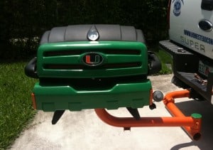 University of Miami custom tailgating grill