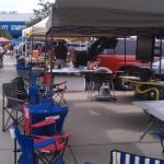 Tailgating at Omaha Rosenblatt Stadium for the 2010 College World Series