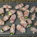 Jalapeno Peppers wrapped in bacon