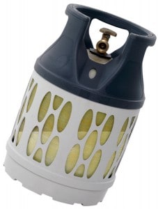 Clear View LPG Tank Tilted