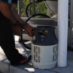 Clear View LPG Tank Getting Filled