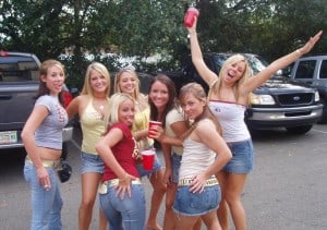 Florida State Girls Tailgating