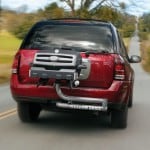 Freedom Grill Tailgating Grill on Car