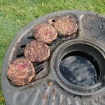 Blacktop 360 Grill-Fryer burgers