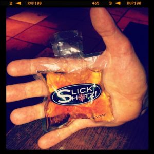 SlickShotz! in hand