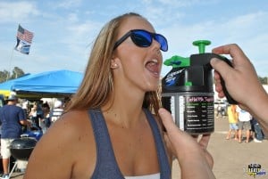 Charger Fan Doing Kamikaze Shot