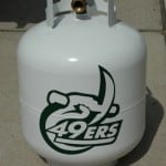 UNC Charlotte Propane tank