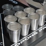 King of Beer Pong Stainless Steel Cups