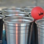 King of Beer Pong Stainless Steel Cups