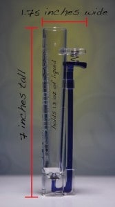 Shot Straw Dimensions