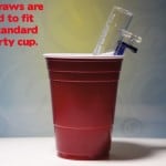Shot Straw red solo cup