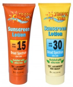 Sunscreen Flasks side-by-side