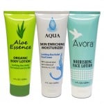 Lotion Flasks three colors and styles