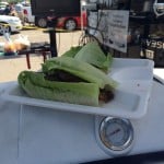 Burgers from Feed the Party wrapped in a lettuce wrap