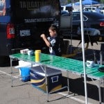Rappz Tailgating Ideas custom cooler cover under tailgating table