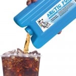 Ice Pack Flask Pouring