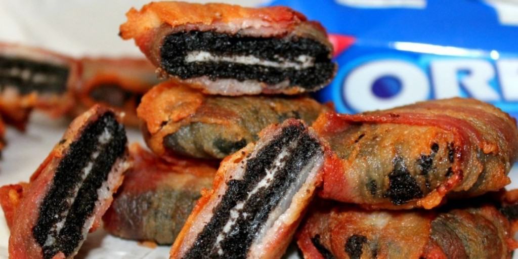 Bacon wrapped Oreos