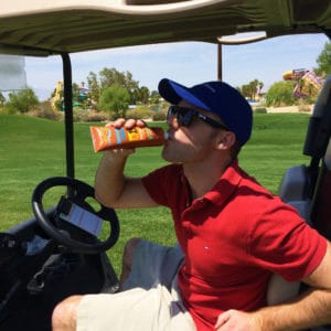 Sunscreen Flask Golfing