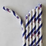 Buffalo Bills eco-Flex paper drinking straws
