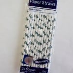 Michigan State Package of 24 drinking straws