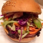 The Sticky Asian Pig with Sesame Slaw Sandwich