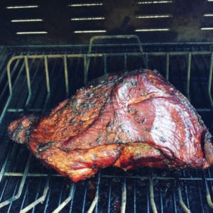 Smoked Pork Shoulder Grill