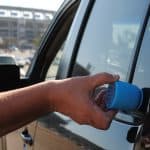 Swimmer Duo Bluetooth Speaker from Polk BOOM suction on car