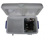 Cruzin' Cooler Inside storage and motor